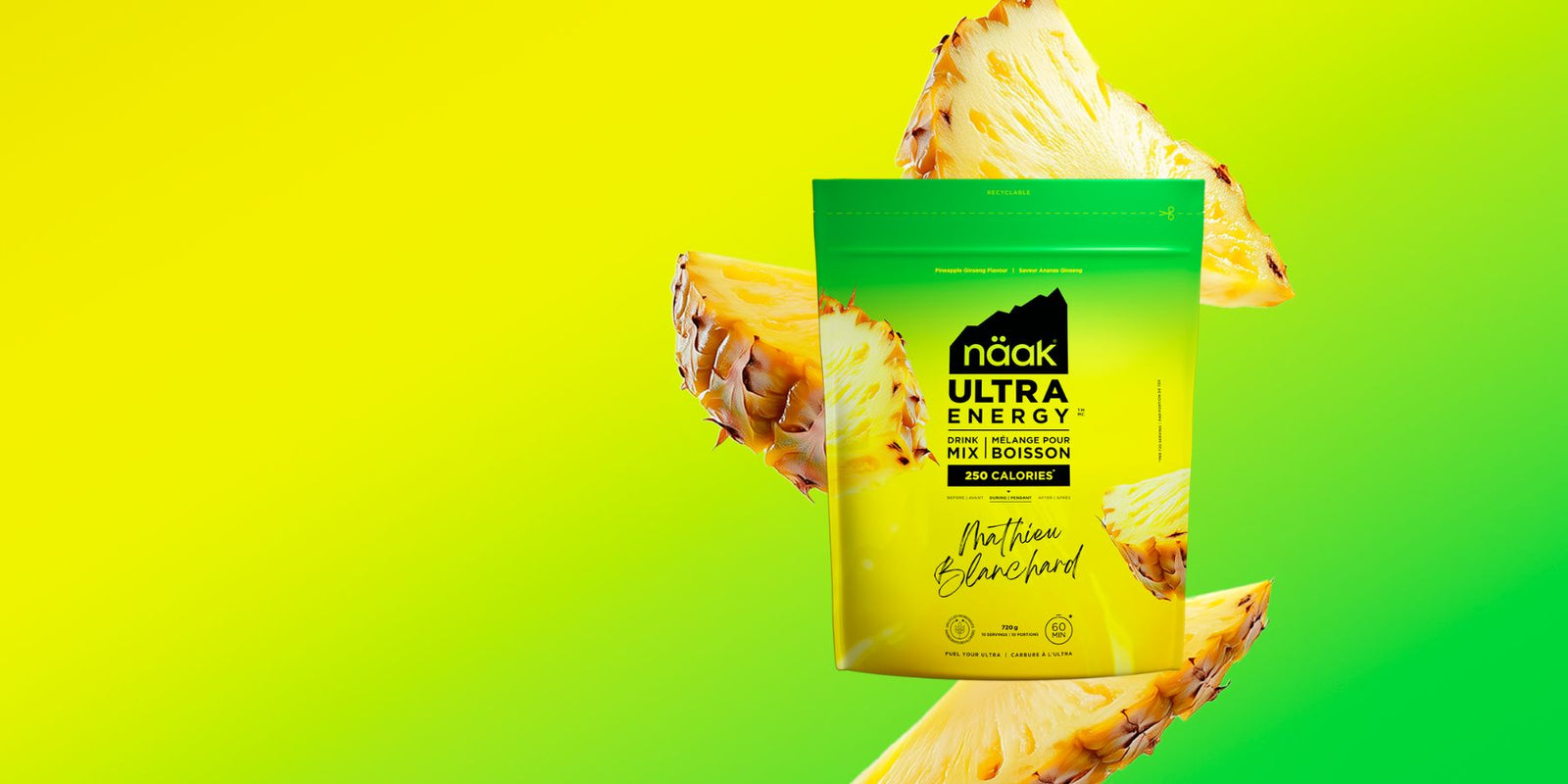 Naak Ultra Energy Drink MIx | Pineapple Ginseng