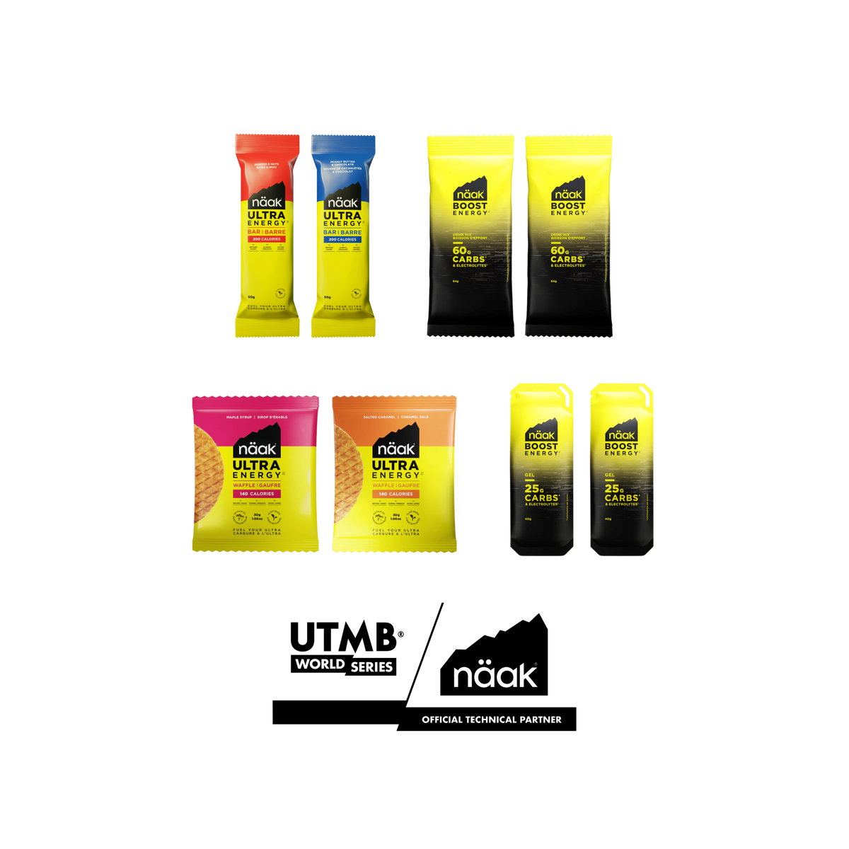 Näak Boost & Ultra Energy™ | UTMB Aid Station Pack