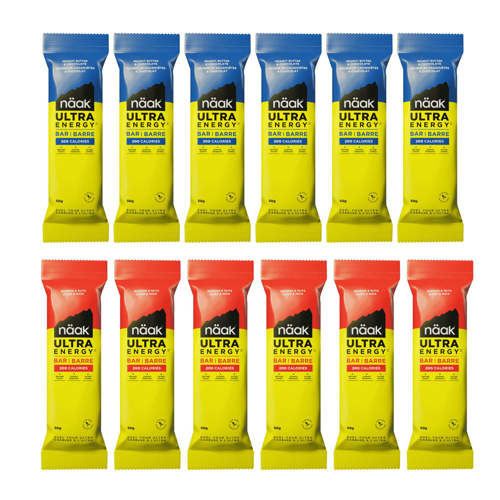 Näak Energy Bar | Caffeine-free Pack