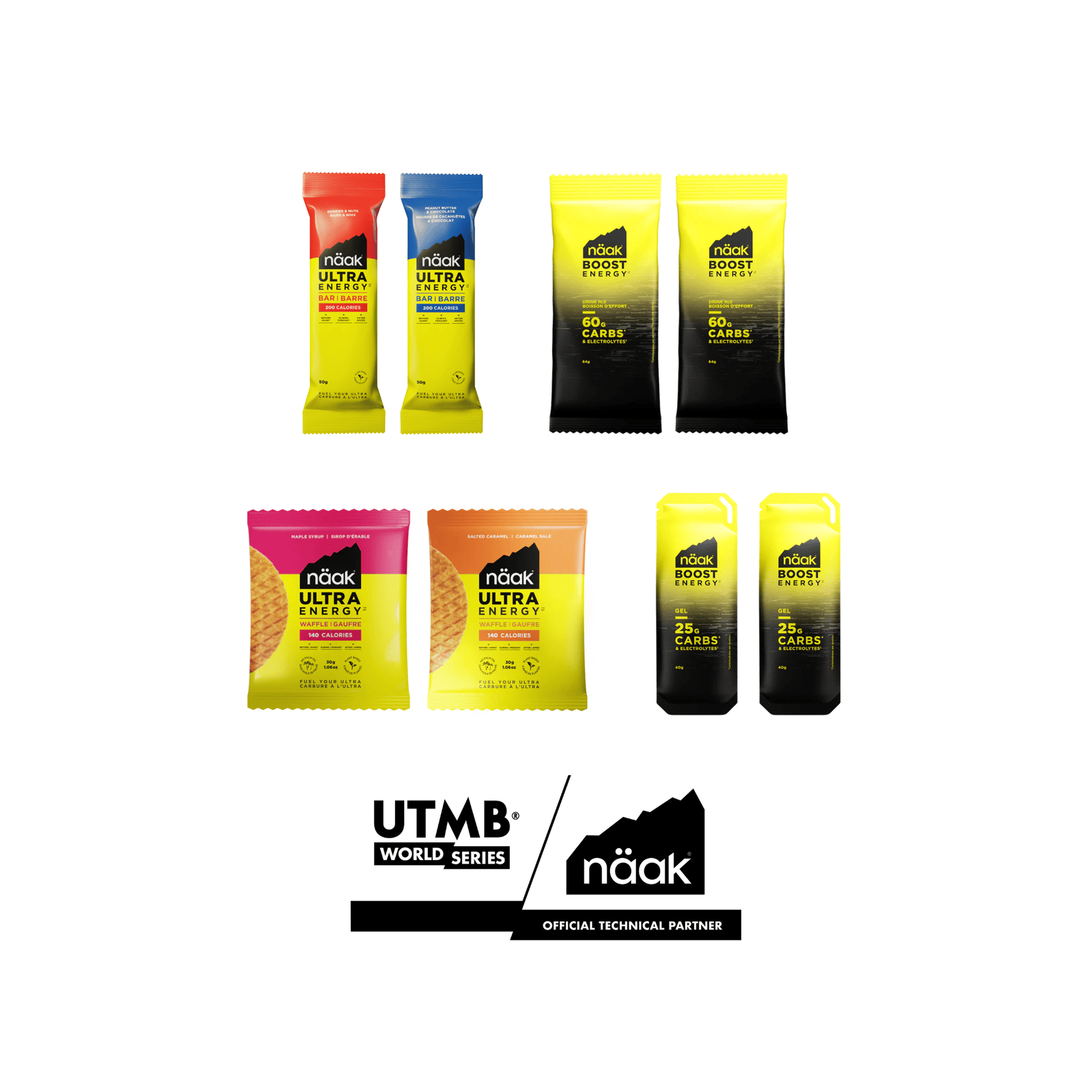 Näak Boost & Ultra Energy™ | UTMB Aid Station Pack